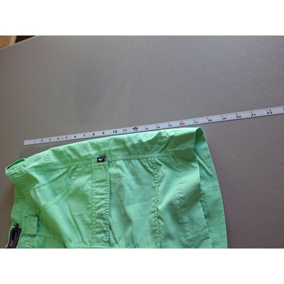 Vineyard Vines Cargo Shorts 38 Green Quick Dry Preppy Summer Beachwear - Picture 7 of 8